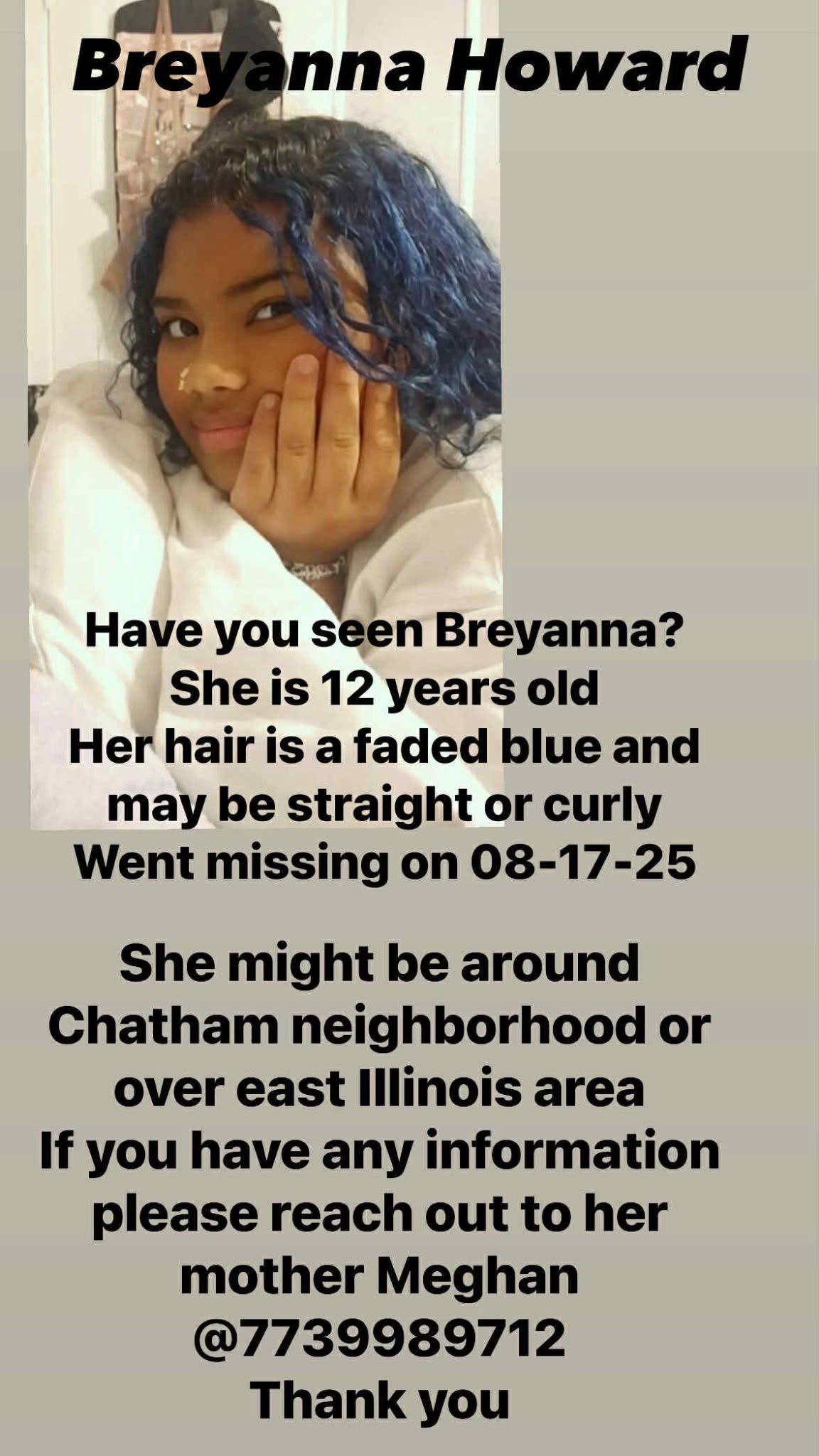 Breanna Bass Missing: Missing Girl Found Safe